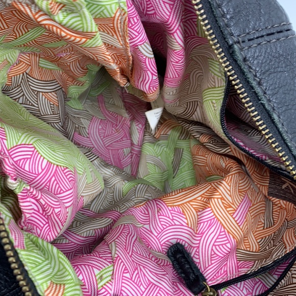 THE SAK Black Pebbled Leather Shoulder Bag - Picture 9 of 12